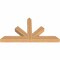Ekena Millwork Saratoga Timber Gable Bracket, Western Red Cedar, 72"W x 39"H x 5 1/2"D x 5 1/2"F, 13/12 Pitch GBW072X39X0606SAR00SWR - alternate 2